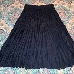 Impressions Navy Maxi Skirt